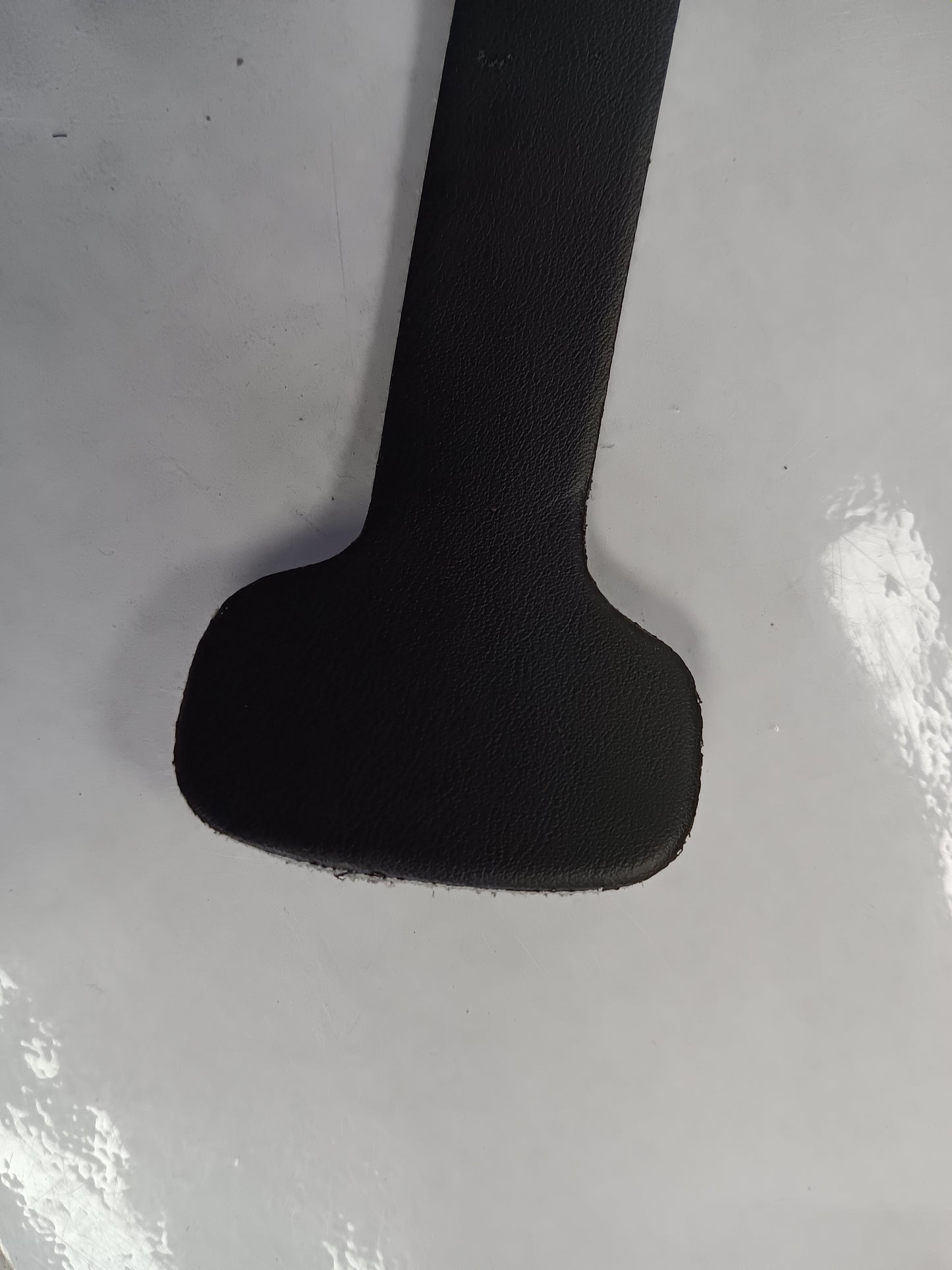 Leather Pad Straps - mushroom end