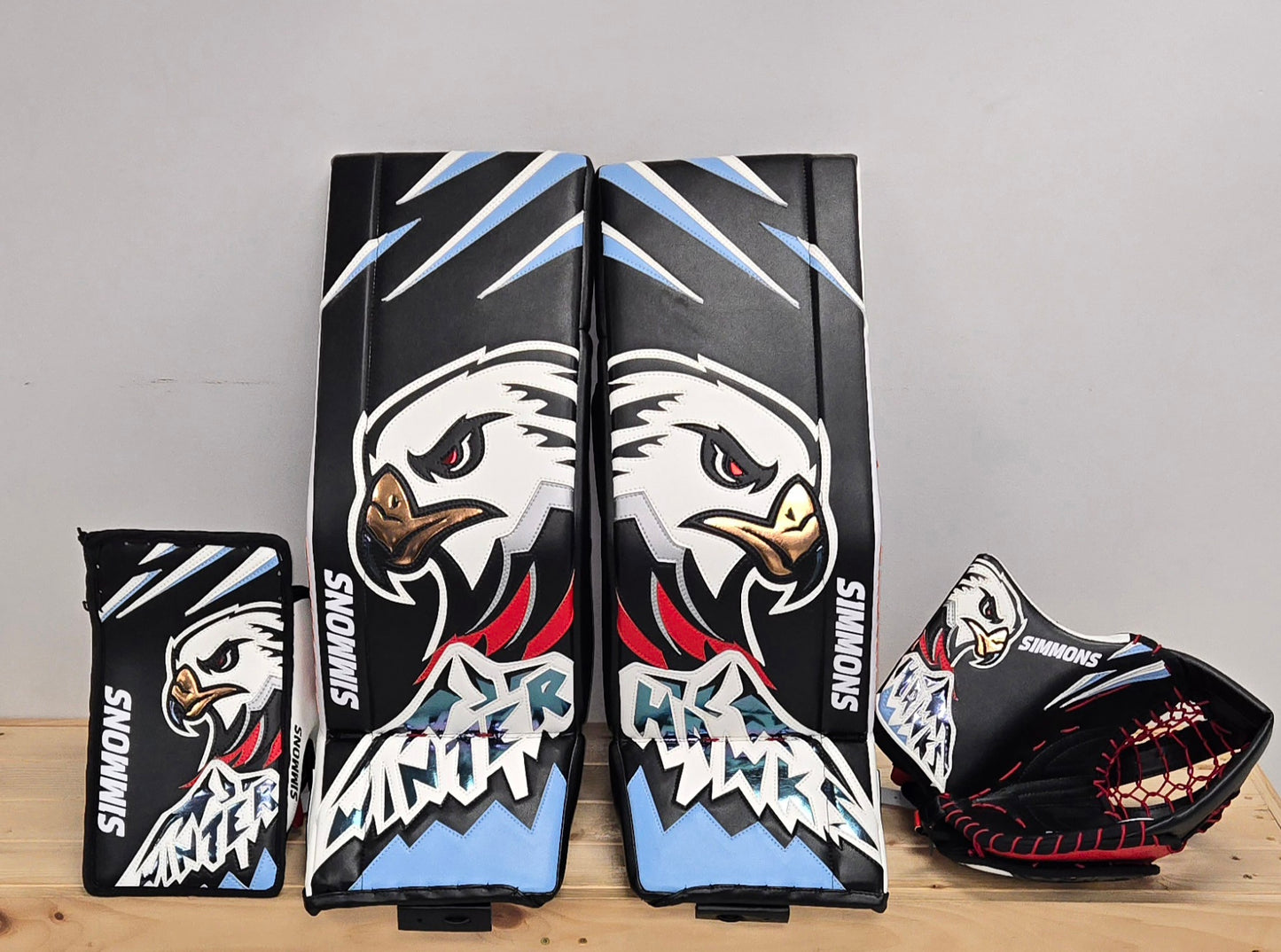 SIMMONS MATRIX 4 PADS - FULL CUSTOM GRAPHICS