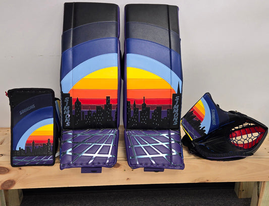 SIMMONS MATRIX 4 PADS - FULL CUSTOM GRAPHICS