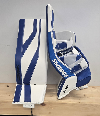 SIMMONS MATRIX 4 PADS - Royal blue/White 33+2